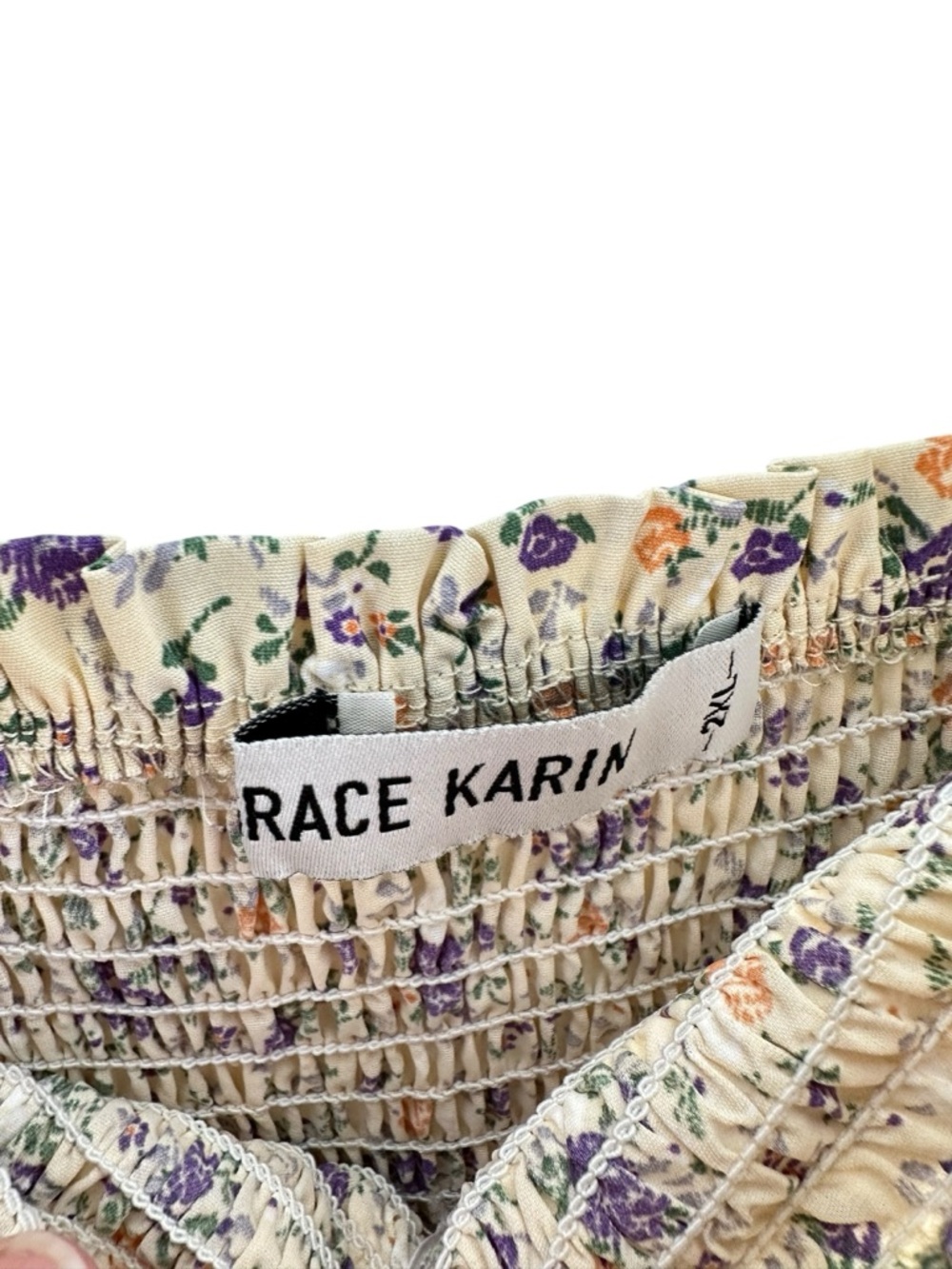 Grace Karin Floral Maxi Dress Boho Square Neck Sundress Garden Party 2XL Pastel - Picture 6 of 11